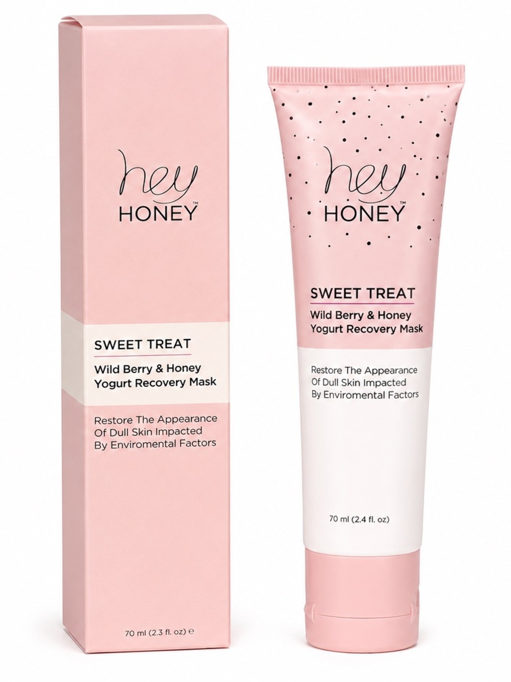 Hey Honey Sweet Treat Wild Berry & Honey Yogurt Recovery Mask - BNIB